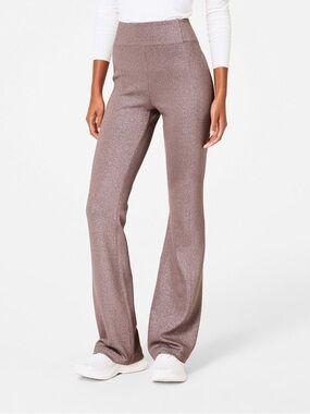 Spanx AirEssentials Slim Flare Pants XL Tall Smoke Shimmer High Rise